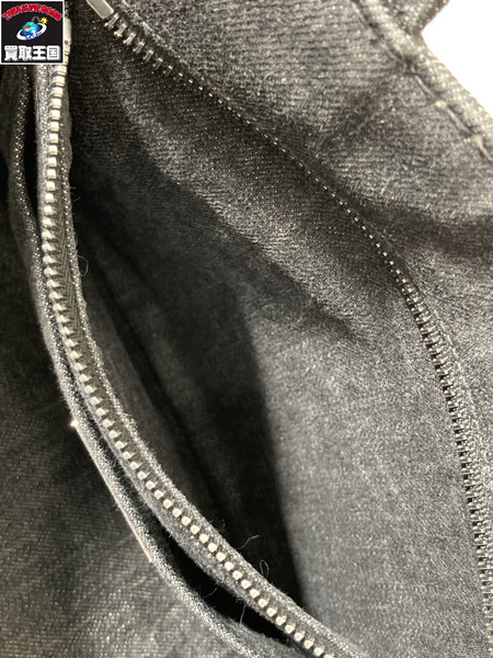 ハンドバッグ PRADA カナパ デニム ネイビー