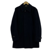 COMME des GARCONS HOMME DEUX ウールステンカラーコート DB-C006 黒 (S)