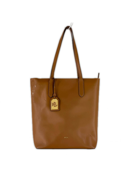 POLO RALPH LAUREN トートバッグ レザー ブラウン
