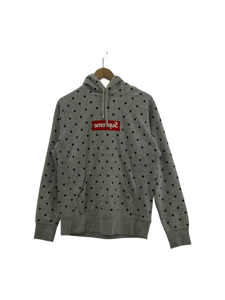 Supreme×COMME des GARCONS SHIRT 12SS BOX LOGO FOODIE S GRY