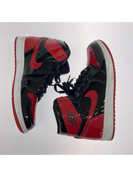 NIKE Air Jordan 1 High OG Patent Bred /555088-063