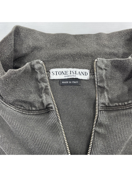 STONE ISLAND 05SS クウォータージップカットソー L チャコール[値下]