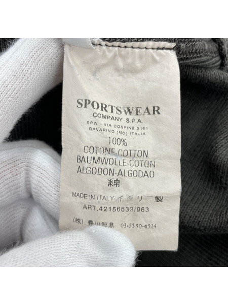 STONE ISLAND 05SS クウォータージップカットソー L チャコール[値下]