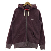 08AW/Supreme/Script Heather Zip Hoodie/M/パープル