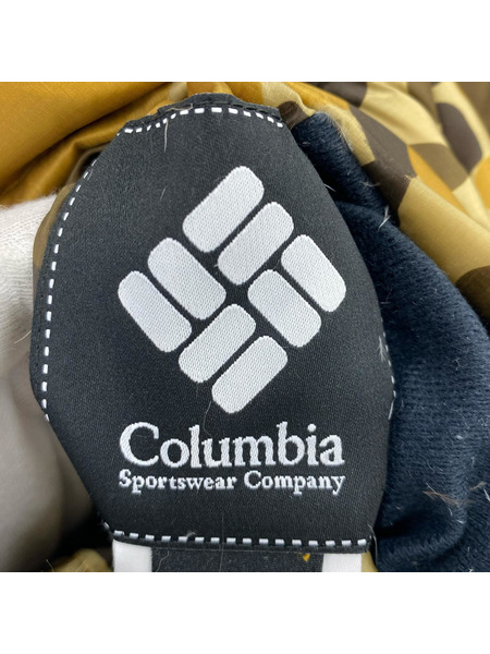 Columbia ダウンベスト BLACK LABEL リバーシブル カモ柄 S