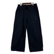 POLYPLOID OVER PANTS B コットンリネン オーバーパンツ 2 紺 15-B-10