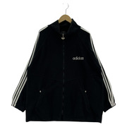 OLD・VINTAGE 80s?90s adidas 万国旗タグ フリースジャケット 黒 M