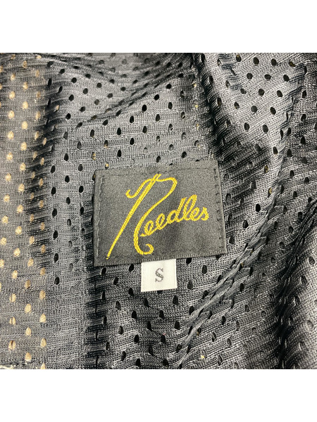 Needles パンツ MR283 トラックパンツ S ストライプ イエロー