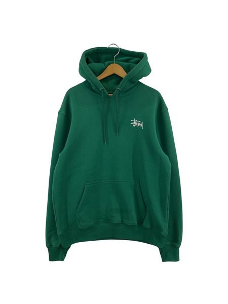 STUSSY　POロゴパーカー　緑　(L)