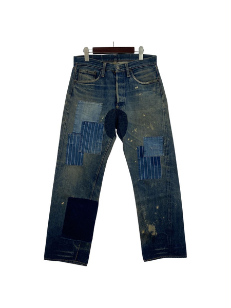 60s Levis 501 E ウエストシングル カスタム 実寸W31