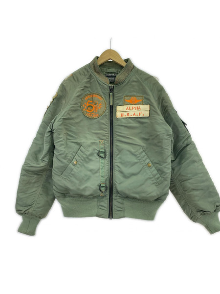 ALPHA ブルゾン・ジャンパー N-2B 50th anniversary jacket カーキ