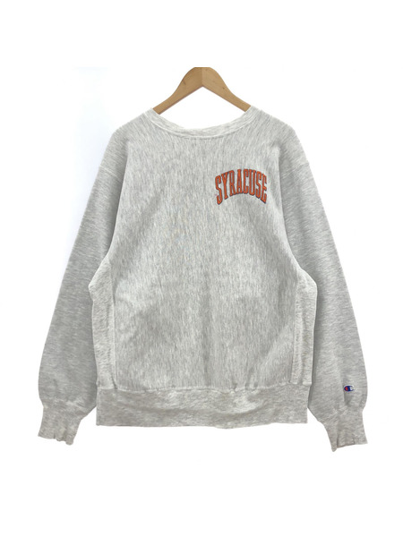 90s Champion Reverse Weave SYRACUSE グレー L