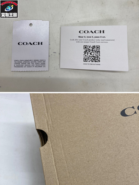 COACH ハイライン ハイトップ スニーカー 白 US10  CY058