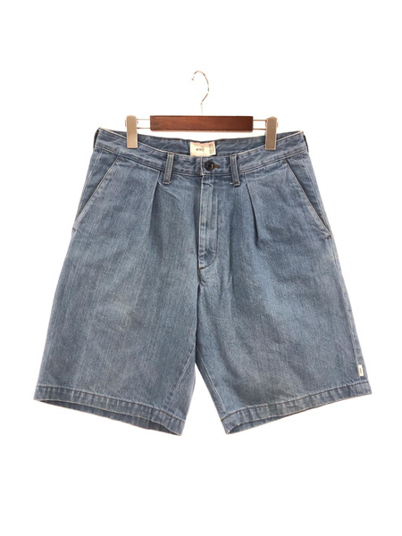 WTAPS 21SS TUCK 01 SHORTS COTTNON DENIM X02