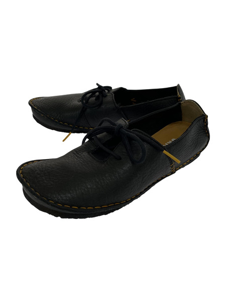 Clarks レザーシューズ (UK 4 1/2) 黒