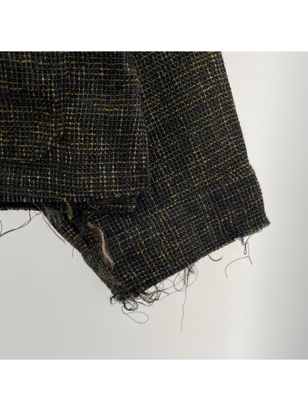 ANCELLM ジャケット TWEED ZIP JACKET 1 ブラウン