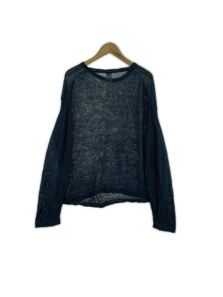 seya. komorebi sweater メッシュニット 2 紺