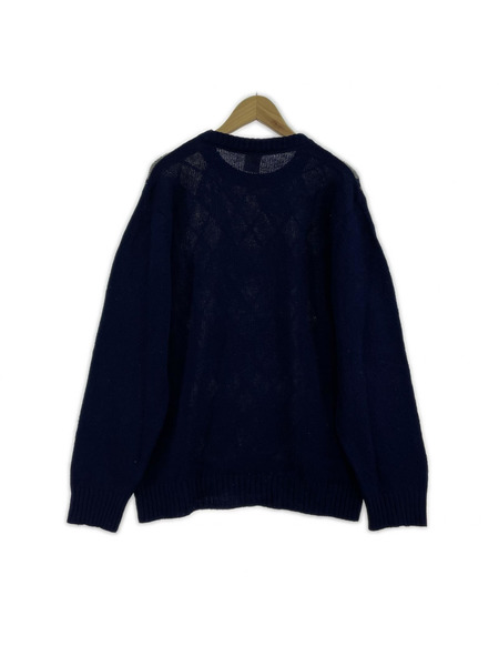 OLD・VINTAGE 70S?80s/アーガイル柄ニット 42