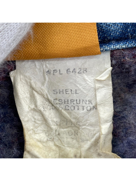 70s頃 BIG BEN USA製 ブランケットライナー デニムカバーオール (48)