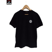 VERSACE ロゴTEE 黒/46