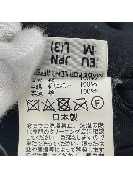 or slow ジャケット COTTON SHELL VEST 黒 L