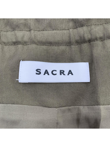 SACRA オールインワン・サロペット ACETATE BRIGHT TWILL SALOPETTE