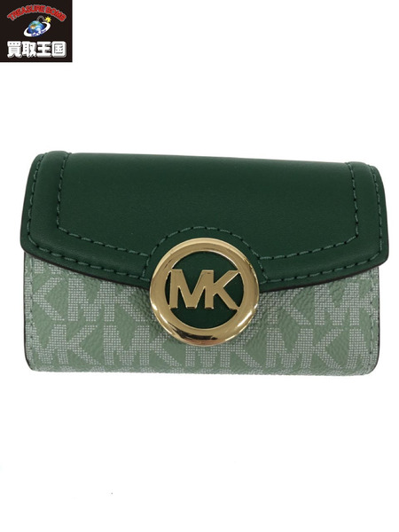 MICHAEL KORS FULTON キーケース GRN[値下]