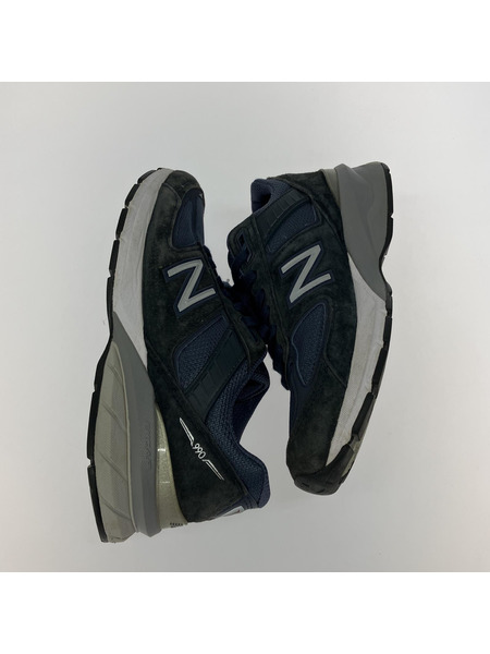 NEW BALANCE　990V5　スニーカー M990NV5　ネイビー　26.5cm[値下]