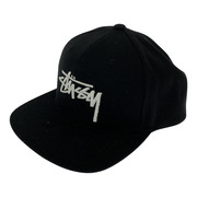 STUSSY スナップバック キャップ ブラック