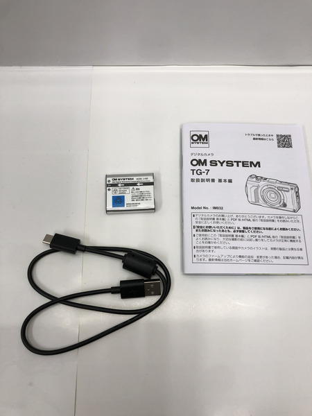 OM　SYSTEM　Tough TG-7　デジタルカメラ 1200万画素　動作OK