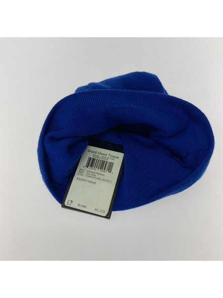 ARC'TERYX Word Head Toque Vitality ロゴビーニー ニット帽 青