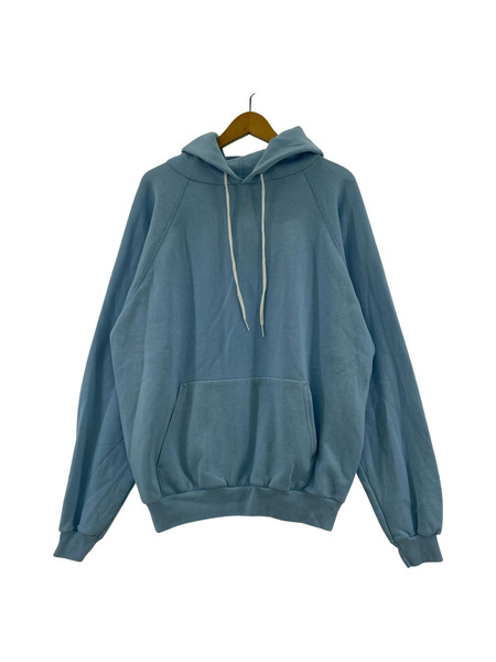 HANES パーカー 80's ラグランパーカー 水色 USA製