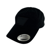 SHOOP RUBBER PATCH CAP Black