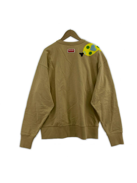 KENZO スウェット・トレーナー 23SS OVERSIZE SWEATSHIRT アップリケ 兎 茶