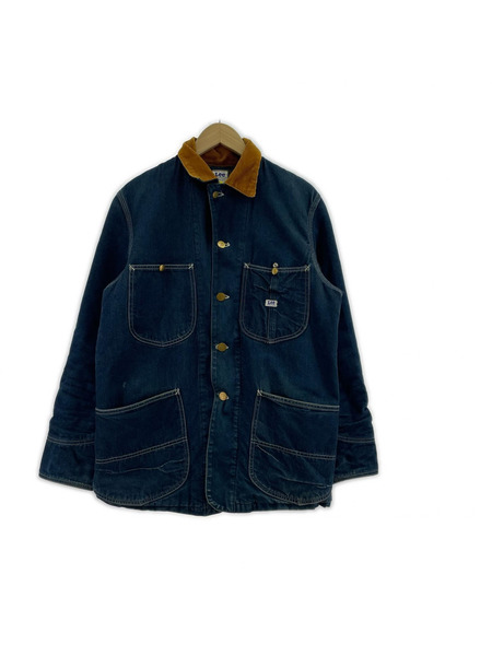 Lee 81-LJ 襟コーデュロイアラスカライニング カバーオール 38 インディゴ LM6481