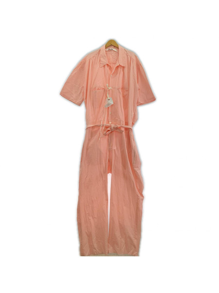 Midorikawa オーバーオール・ツナギ 24SS H/S JUMP SUITS PINK (L)