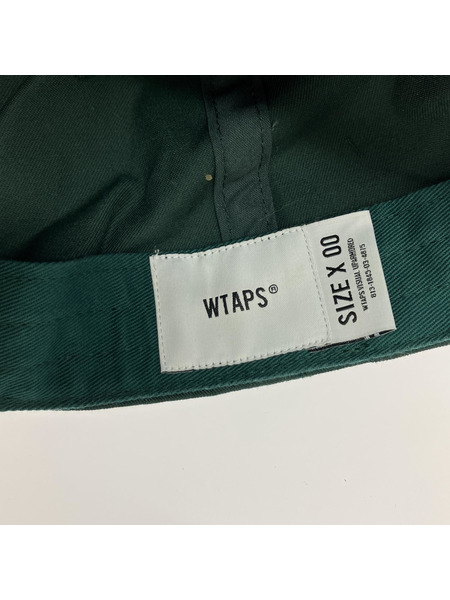 WTAPS 24SS ロゴ刺繍キャップ グリーン