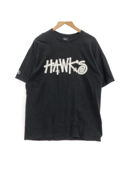 STUSSY×Softbank Hawks ソフトバンクホークス S/S Tee sizeL