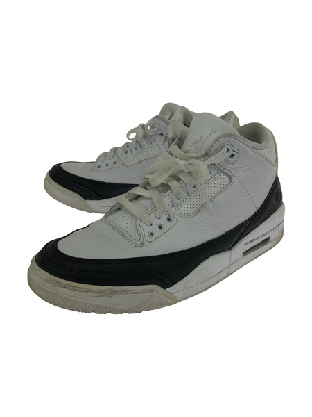 Nike×Fragment Air Jordan 3 White/Black 27.0㎝