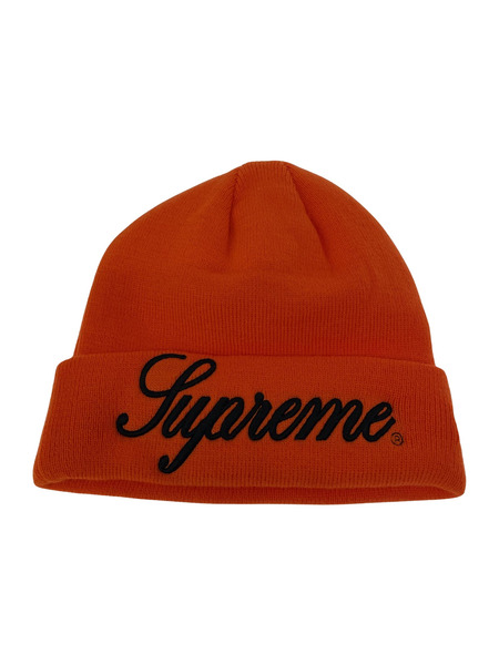 Supreme×NEW ERA Script Beanie オレンジ