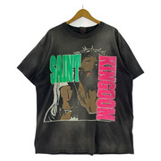 SAINT MICHAEL 半袖Tシャツ・カットソー 24SS/KINGDOM/L/GRY/日本製