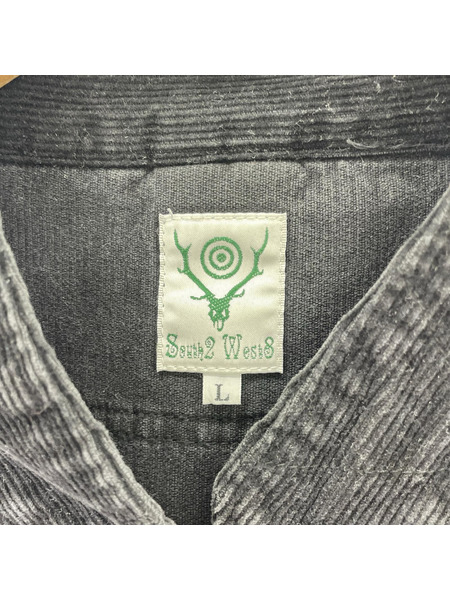 South2 West8 コーデュロイジャケット L 黒