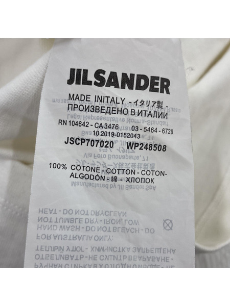 JIL SANDER S/Sロゴプリントカットソー S WHT