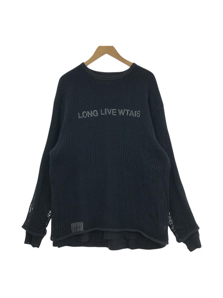 WTAPS 24SS GHILL LS COTTON LLW レイヤードカットソー X04 ブラック[値下]