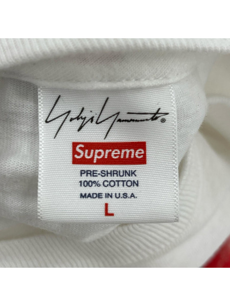 Supreme 半袖Tシャツ・カットソー ×yohji yamamoto ロゴプリント