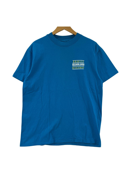 HANES USA製 S/S TEE L 青