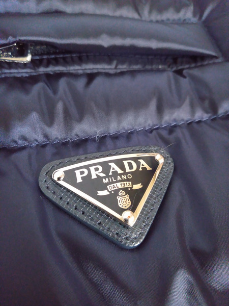 PRADA ダウンベスト ネイビー 290546 38