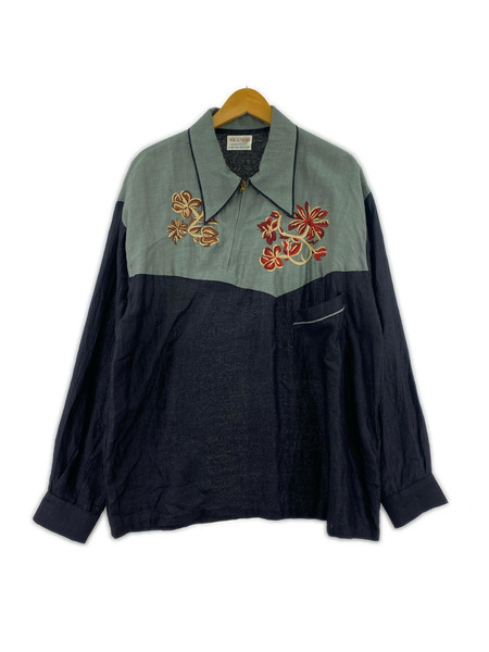 NICENESS 長袖シャツ 24SS MAJAW シルクスーベニアシャツ (L)