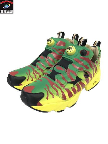 Reebok×Jurassic Park Classic Instapump Fury/GW0212/27.5cm/リーボック/緑/グリーン/メンズ/靴/スニーカー/シューズ