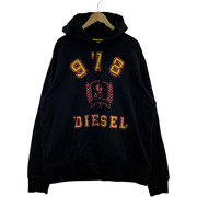 DIESEL L/SPOパーカー XXL BLK[値下]